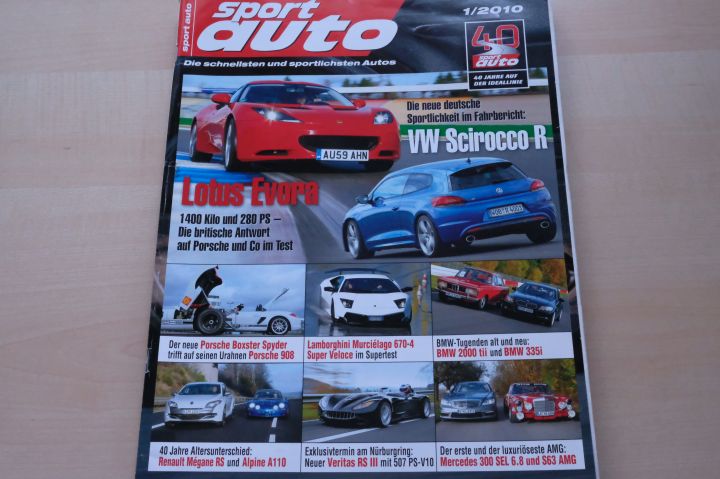 Deckblatt Sport Auto (01/2010)